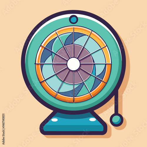 portable fan vector