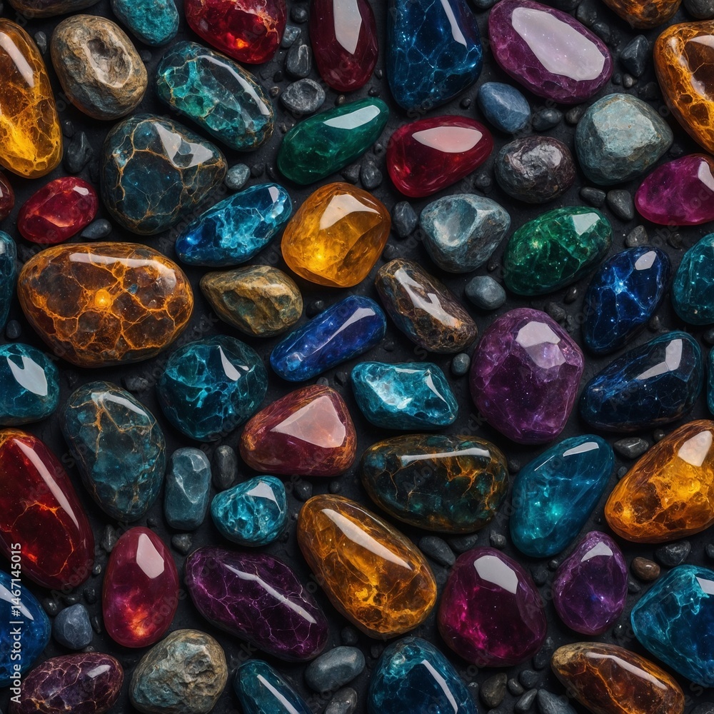 Infinity Stones Abstract Rock Fields in Deep Space Infinity Stones Abstract Rock Fields in Deep Space
