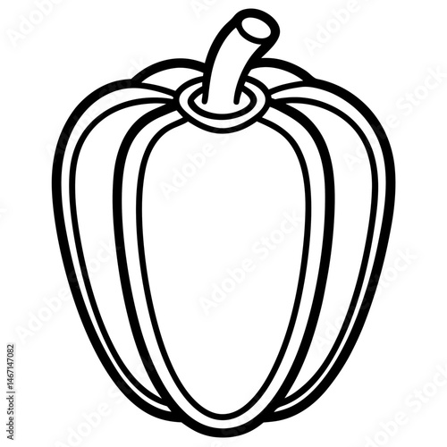 Bell Pepper icon vector