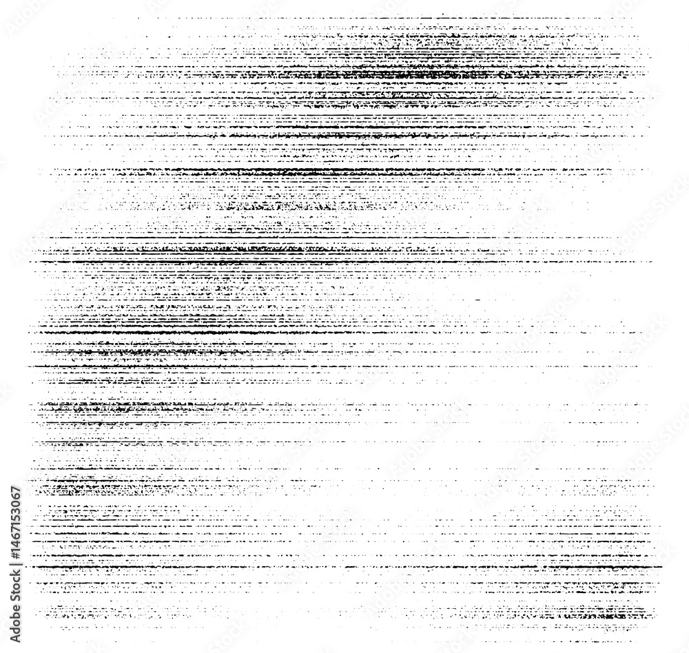 Obraz premium Abstract grunge background with horizontal lines and scattered dots in black and white