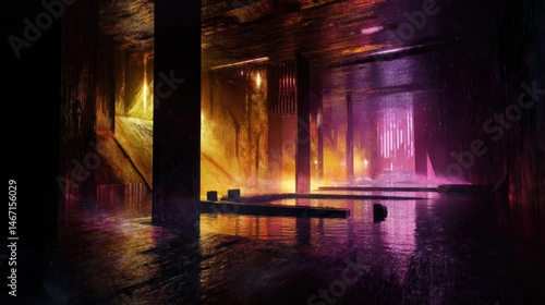 Fototapeta Naklejka Na Ścianę i Meble -  Mystical, subterranean cavern