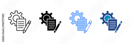 Prototype Icon Set Multiple Style Collection