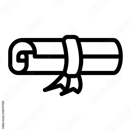 diploma scroll icon