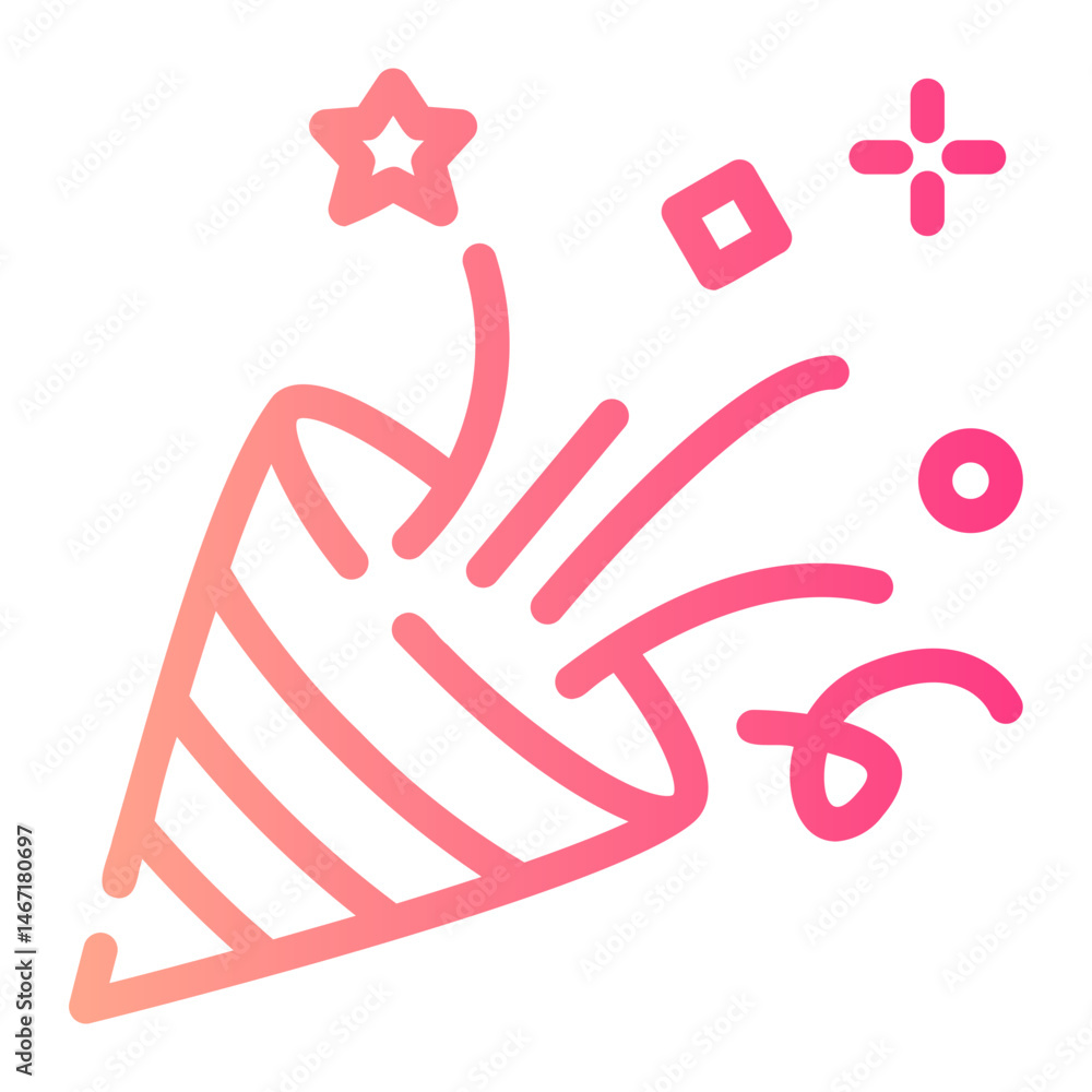 Obraz premium confetti icon