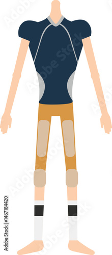 rugby player outfit
