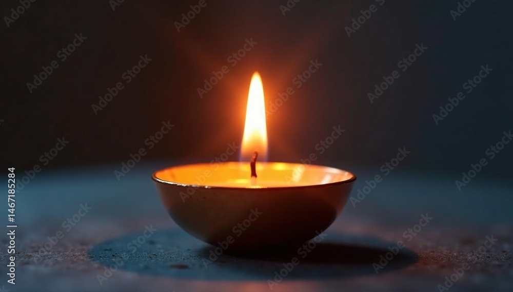 Softly glowing candle flame, representing wishes and positive energy , tranquility, serenity Softly glowing candle flame, representing wishes and positive energy , tranquility, serenity