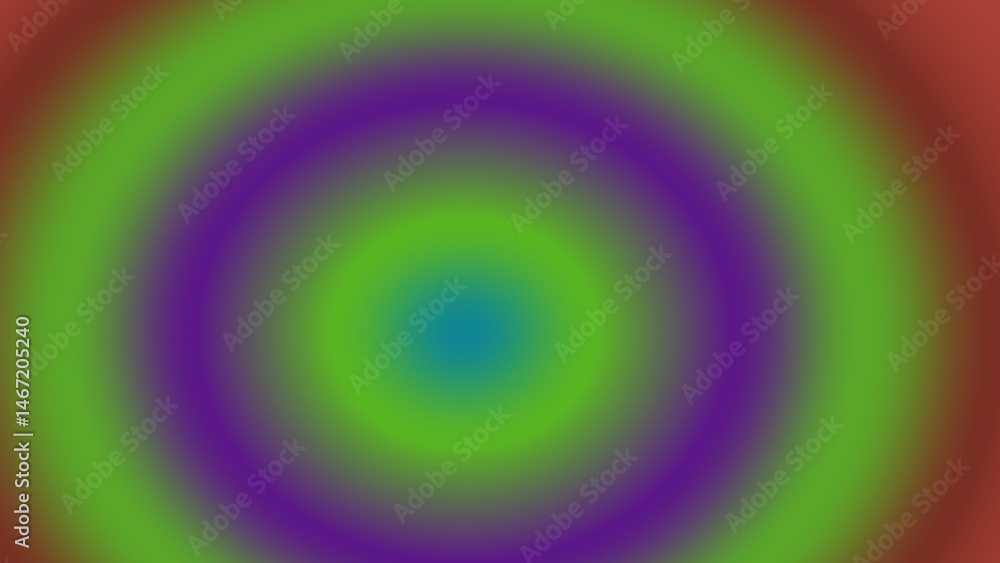 Concentric circles of blurred vibrant colors, creating a hypnotic effect Concentric circles of blurred vibrant colors, creating a hypnotic effect