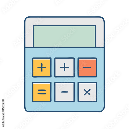 Calculator math finance accounting calculation mathematics device tool equipment business office compute plus