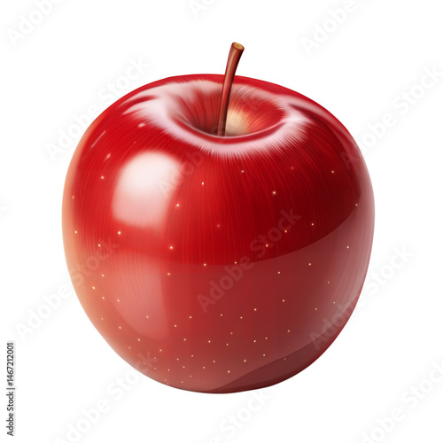 Shiny Red Apple