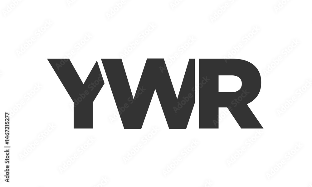 YWR logo design template with strong and modern bold text. Initial based vector logotype featuring simple and minimal typography. Trendy company identity. YWR logo design template with strong and modern bold text. Initial based vector logotype featuring simple and minimal typography. Trendy company identity.