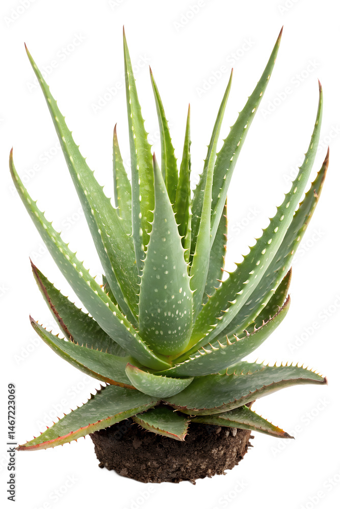 Fototapeta premium Aloe vera isolated on white background
