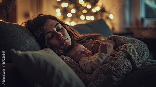Wallpaper Mural A smiling woman in a denim shirt shakes hands with a man from a side view. Torontodigital.ca