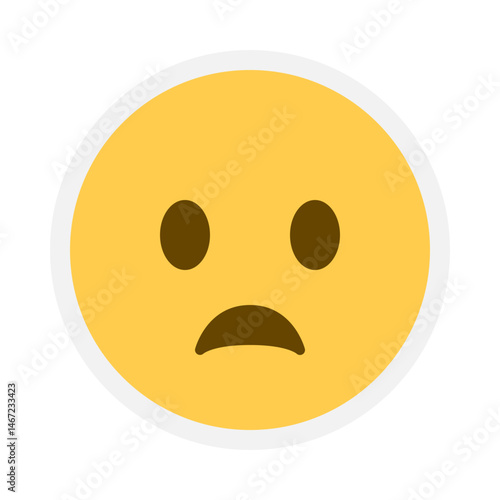 **Frowning Face with Open Mouth - Emoji Sticker**