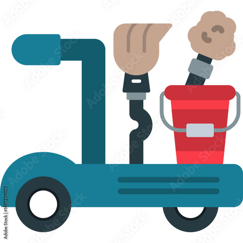 Housekeeping Cart Icon