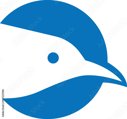 arctic bird sign symbol logo vector illustration