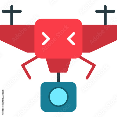 Surveillance Drone Icon