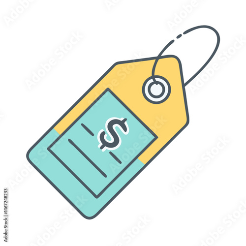 Price tag vector illustration for online shopping and retail sales promotion marketing campaign