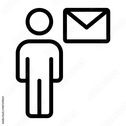 mail line icon
