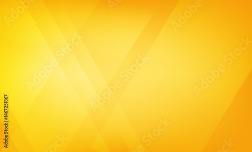 Bright yellow abstract background with overlapping diagonal lines and soft gradients. Ideal for cheerful presentations, marketing materials, digital banners.
