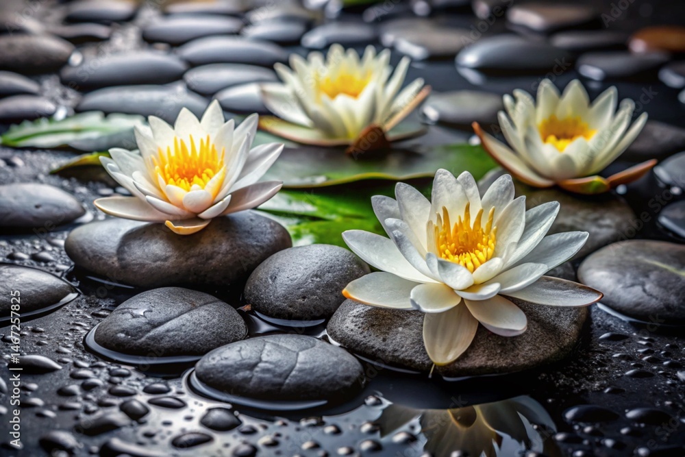 Fototapeta premium spa still life with frangipani flower