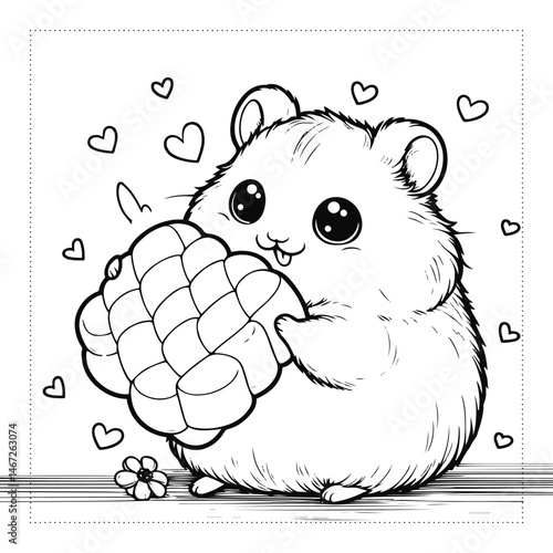 Cute and versatile Cat illustrations for t-shirts, stickers, books, and digital designs—perfect for commercial or personal projects photo