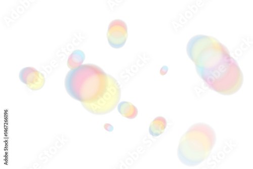 Iridescent prism beam abstract PNG