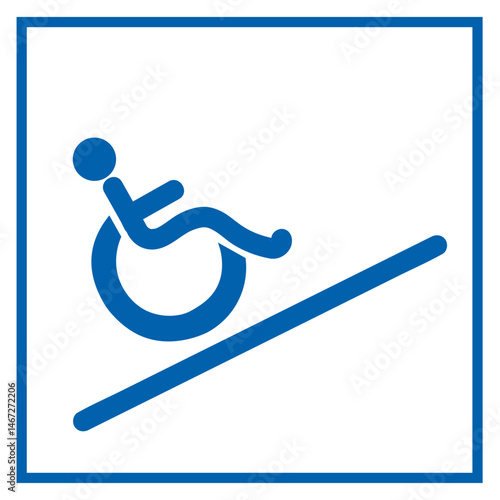 Cartello Disabili, diversamente abili, portatori di handicap, handicappati