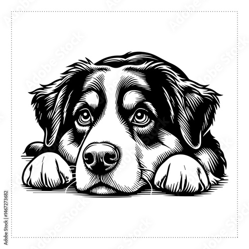Cute and versatile Dog illustrations for t-shirts, stickers, books, and digital designs—perfect for commercial or personal projects