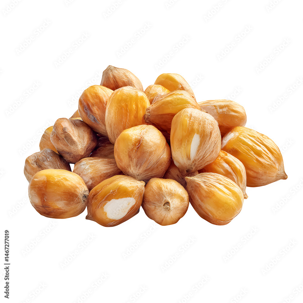 Dried corn nut isolated on transparent background Dried corn nut isolated on transparent background