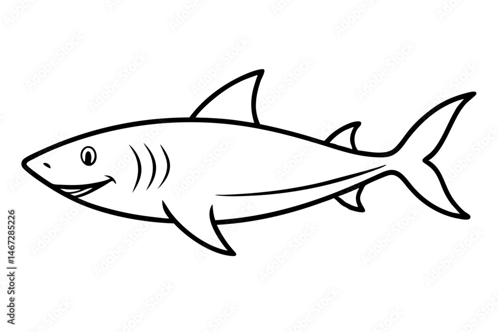 Geometric Shark Vector Geometric Shark Vector
