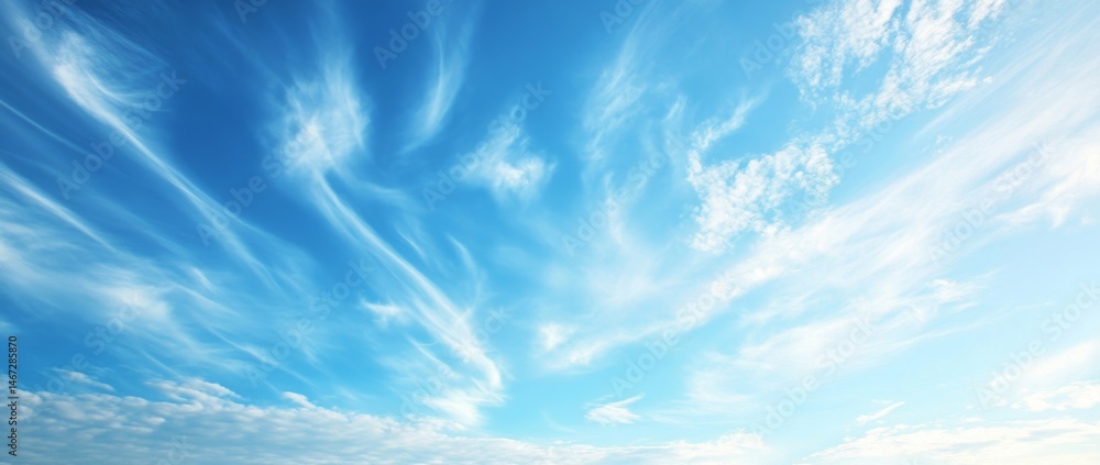 Clear Sky with Wispy Clouds Clear Sky with Wispy Clouds