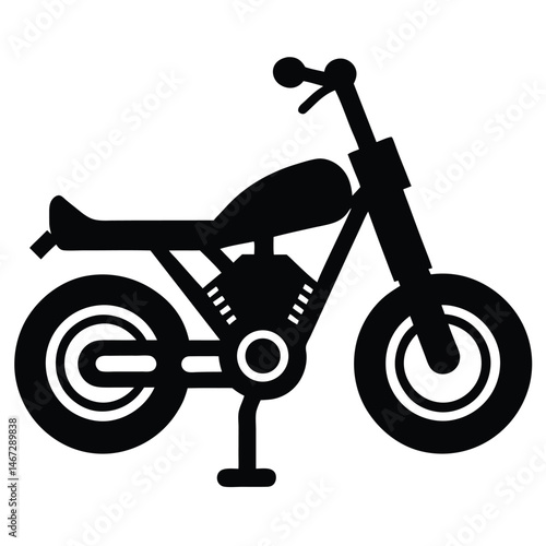 Classic Motorcycle Illustration Vintage Bike Design