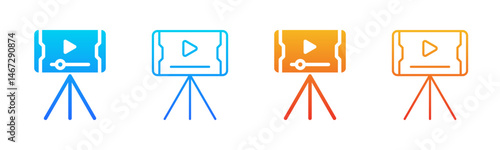 Content icon sheet multiple style collection