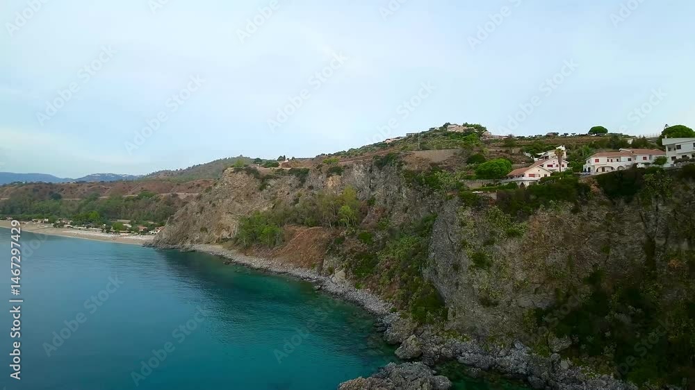 view of the sea from the mountain view of the sea from the mountain