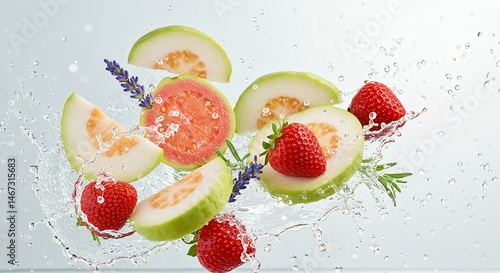 Guava Strawberry Water Splash