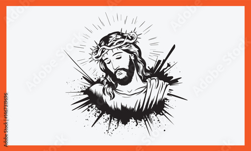 Giftable Christian Jesus svg for Sublimation & Cricut Crafts, Faith Amen Scripture Clipart for Cricut.
