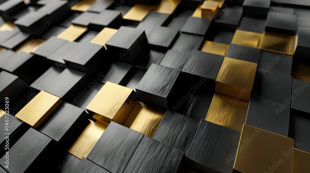 Abstract picture of black and gold geometric texture graphic with elegant style design. Modern art present about the seamless pattern textiles perfect for creative background and wallpaper. AIG53. Abstract picture of black and gold geometric texture graphic with elegant style design. Modern art present about the seamless pattern textiles perfect for creative background and wallpaper. AIG53.