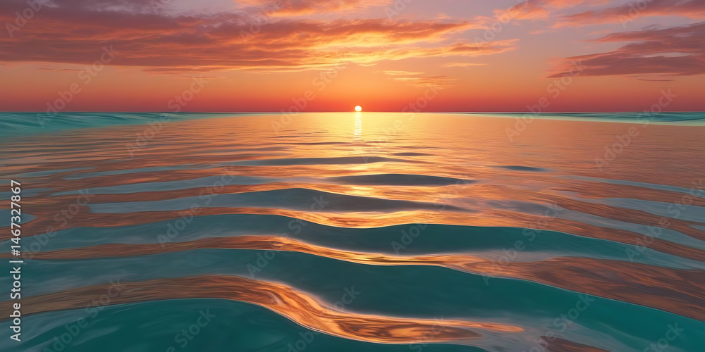 Fototapeta premium sunset on the beach