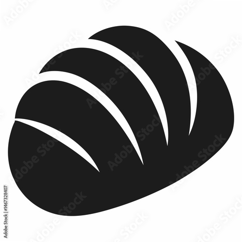 bread icon vector design template in white background