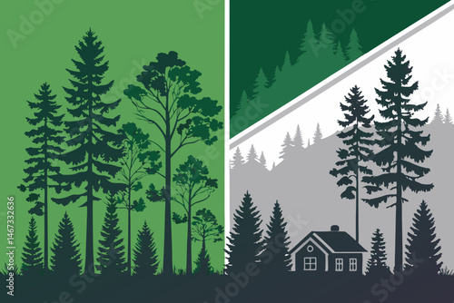Design a vibrant real estate pamphlet vector background featuring bold, modern typography and impactful imagery showcasing luxury homes.