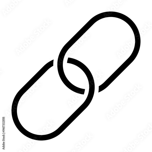 Hyperlink  Vector Glyph Icon Design