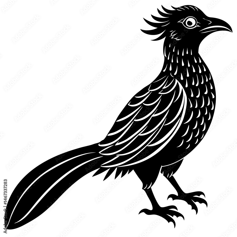 Obraz premium koel bird silhouette