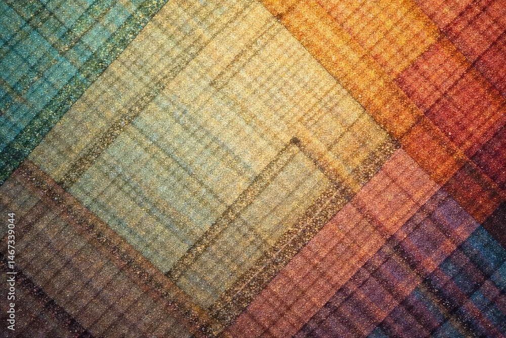 Geometric tapestry wallpaper, muted earth tones, subtle texture, cream, pattern Geometric tapestry wallpaper, muted earth tones, subtle texture, cream, pattern