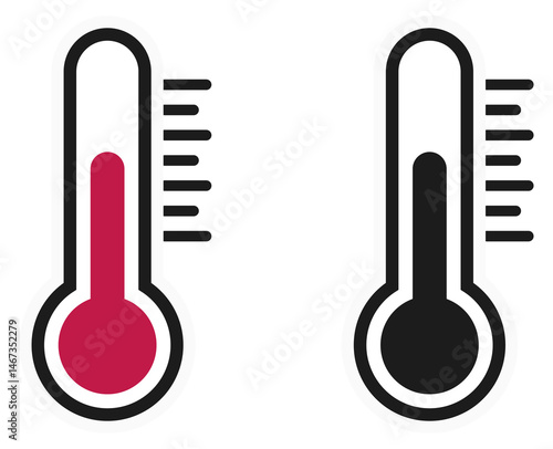thermometer vector icon
