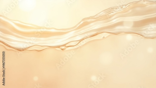 Fluid Motion of Vivid Orange Citrus Splash