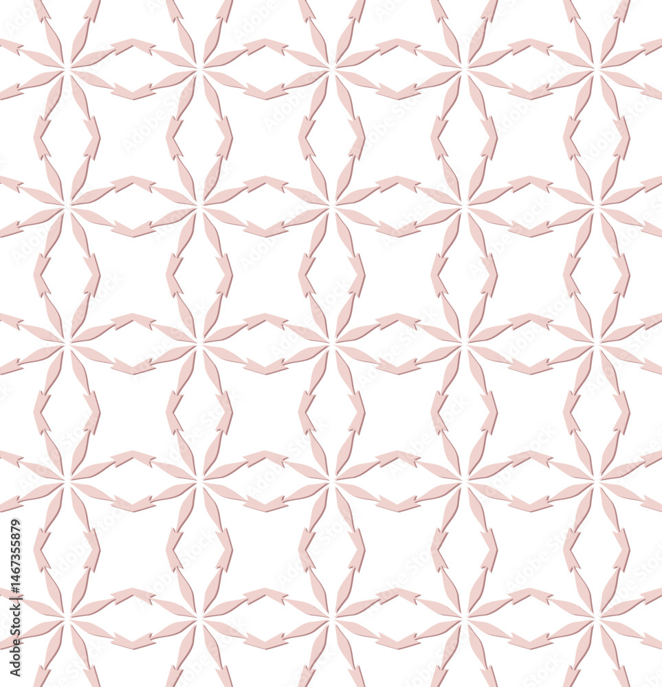 Fototapeta premium Pastel colored geometric seamless pattern. Repeating simple design in for shirts, textiles, wallpaper, linen stationery