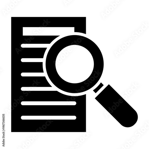 Proofreading    Vector Glyph Icon Design