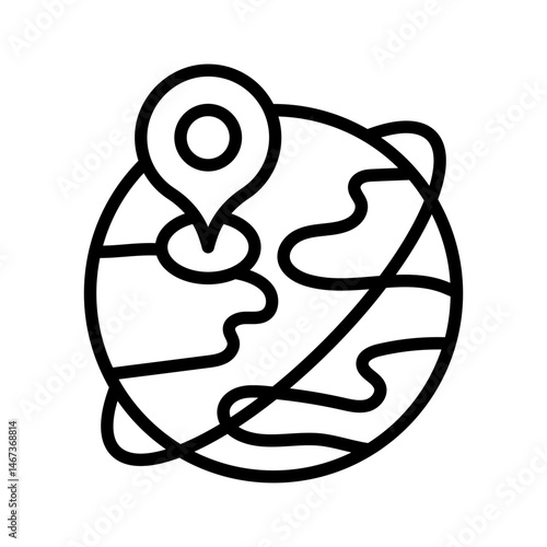 Obraz na płótnie earth icon w salonie