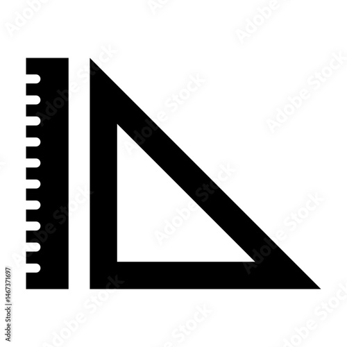 Rular  Vector Glyph Icon Design