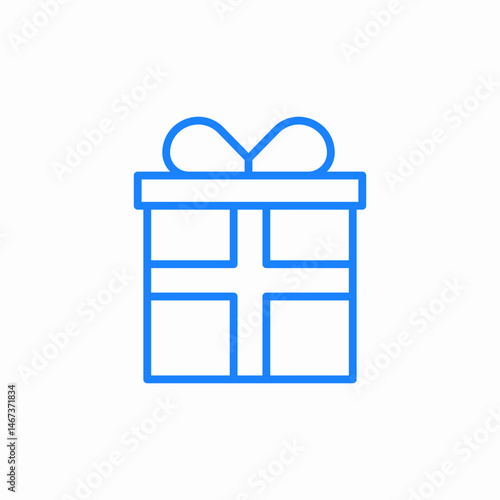gift box icon sign vector